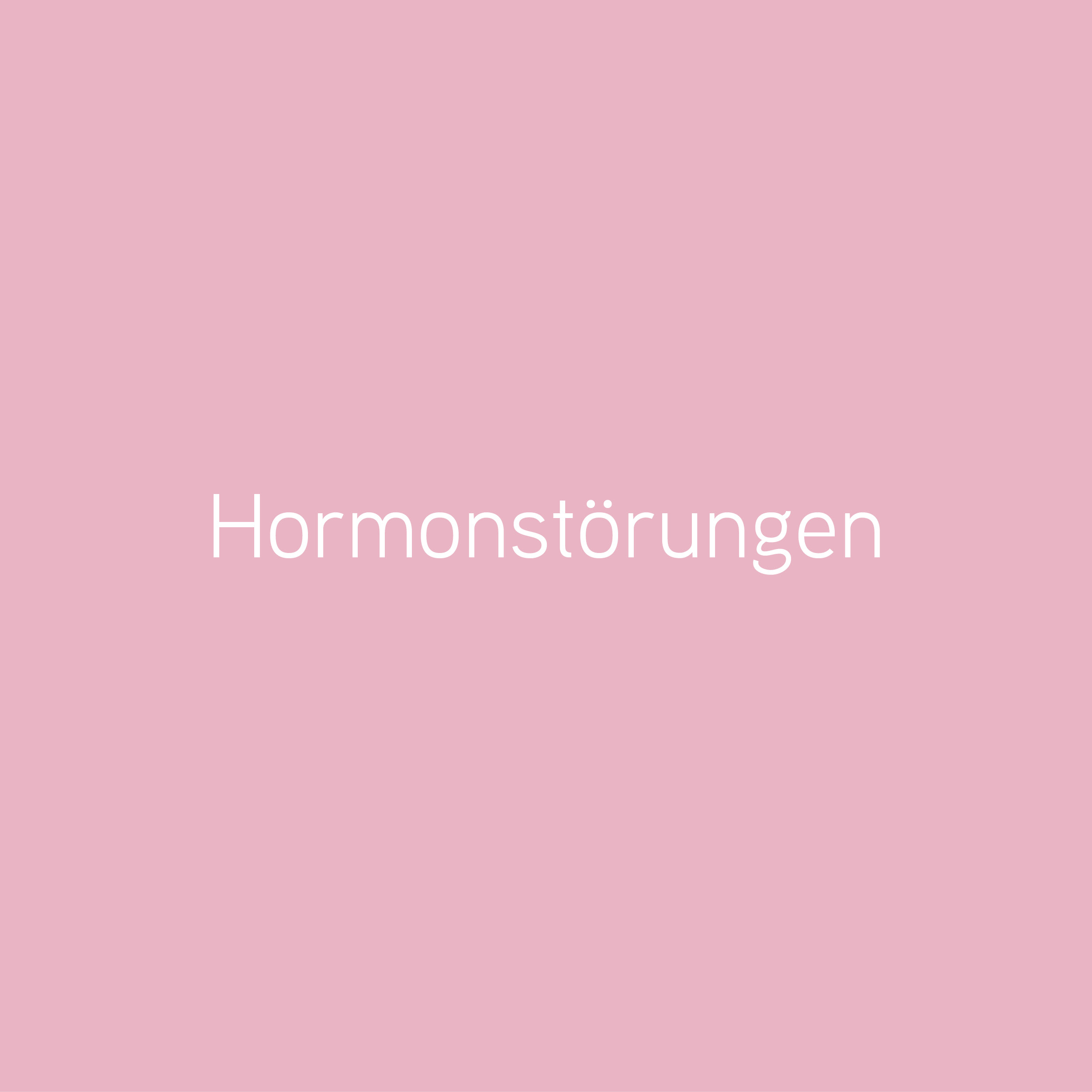 Hormonstörungen
